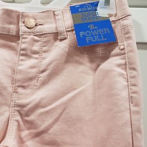 JORDACE Girls Super Skinny Pink Jeans